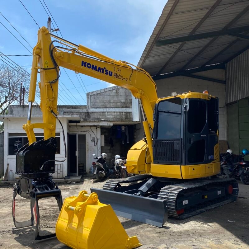 Komatsu PC78US-8NM 28550 + Rotary Grapple Import Ex.Japan (salin)